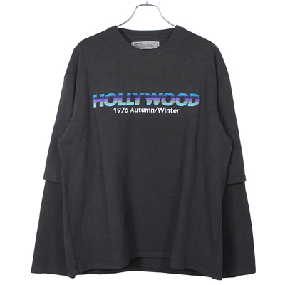 DAIRIKU [ "HOLLYWOOD" Layered T-Shirt ]