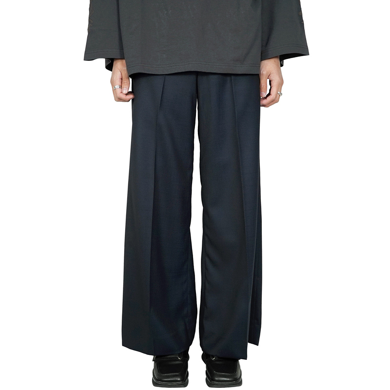 Sasquatchfabrix. [ FLARE SILHOUETTE SLACKS ] BLACK×NAVY | ロイド ...