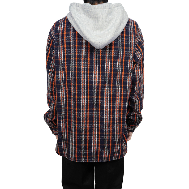 UNUSED　アンユーズド　hood check shirt. 　US1855