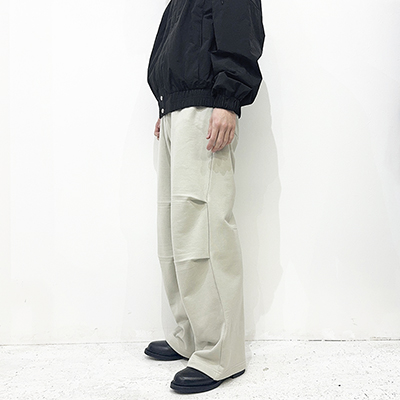 MATSUFUJI [ Wide Sweat Pants ] L.GRAY