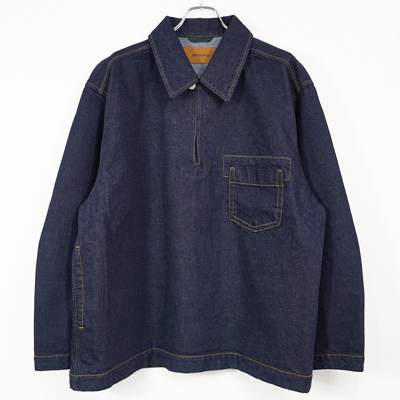 MATSUFUJI [ Pullover Work Denim Jacket ] INDIGO
