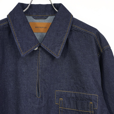 MATSUFUJI [ Pullover Work Denim Jacket ] INDIGO