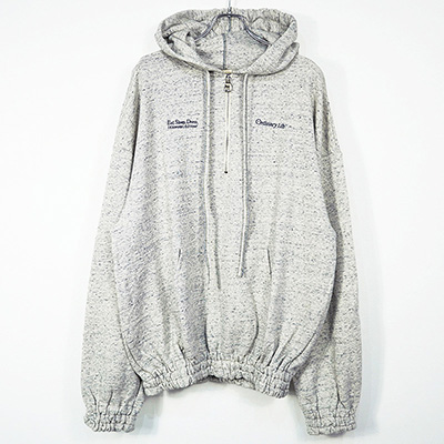 SHINYAKOZUKA [ ORDINALY ZIP HOODIE ] SALT