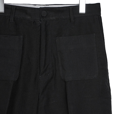 MATSUFUJI [ Moleskin Wide Trousers ] BLACK