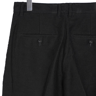 MATSUFUJI [ Moleskin Wide Trousers ] BLACK