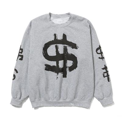 Sasquatchfabrix. [ VINTAGE SWEATSHIRT “$ 弗 $” ] ASH GRAY