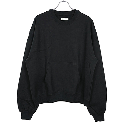 MATSUFUJI [ Hanting Stitch Sweatshirt ] BLACK