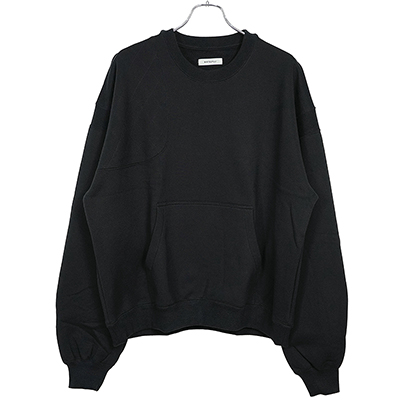 MATSUFUJI [ Hanting Stitch Sweatshirt ] BLACK