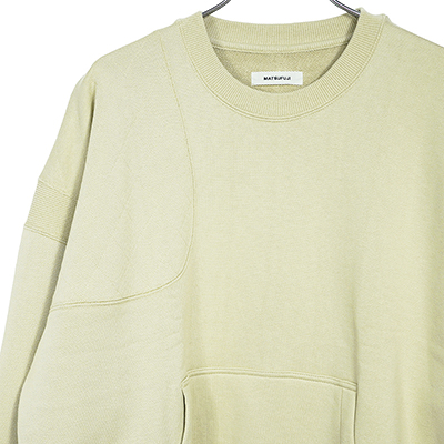 MATSUFUJI [ Hanting Stitch Sweatshirt ] ECRU