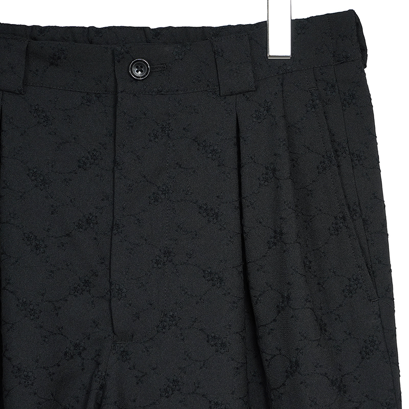 Sasquatchfabrix. [ FLOWER TAPERED PANTS ] BLACK | ロイド・エフ