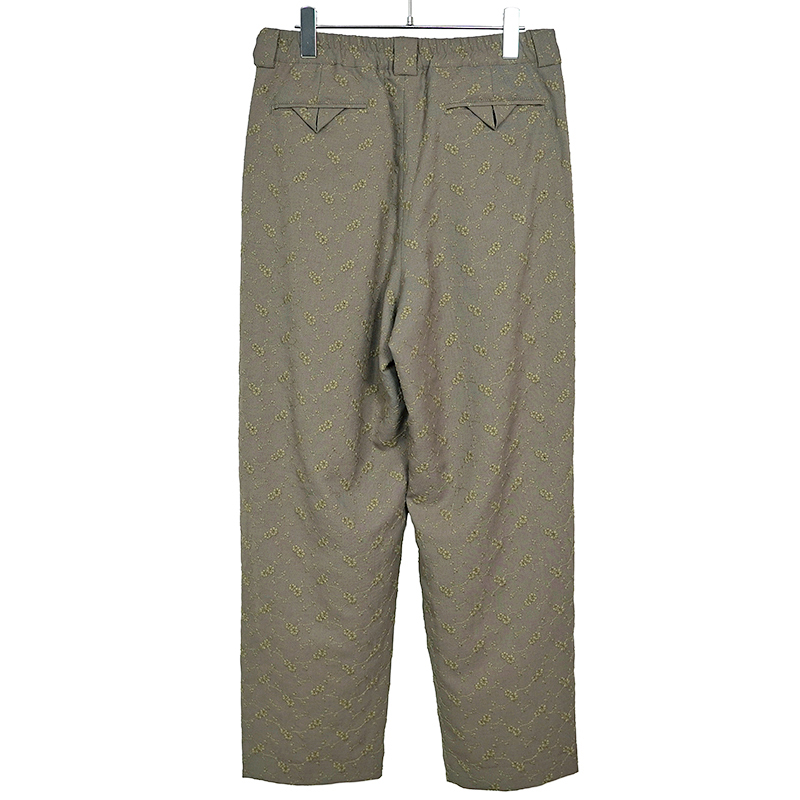 Sasquatchfabrix. [ FLOWER TAPERED PANTS ] OLIVE | ロイド・エフ