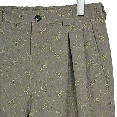 Sasquatchfabrix. [ FLOWER TAPERED PANTS ] OLIVE | ロイド・エフ 