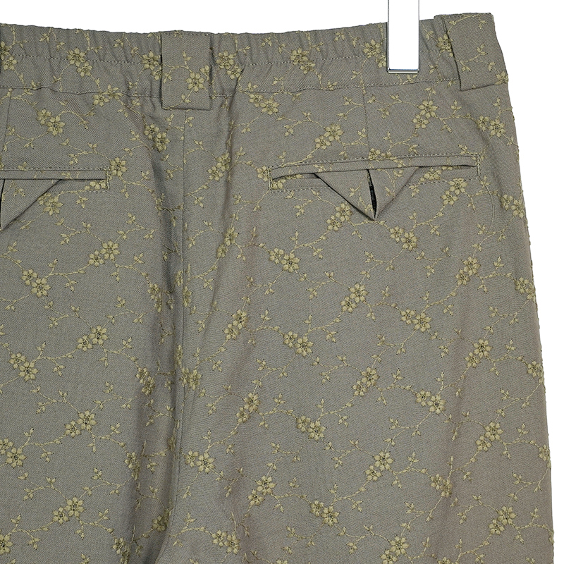 Sasquatchfabrix. [ FLOWER TAPERED PANTS ] OLIVE | ロイド・エフ
