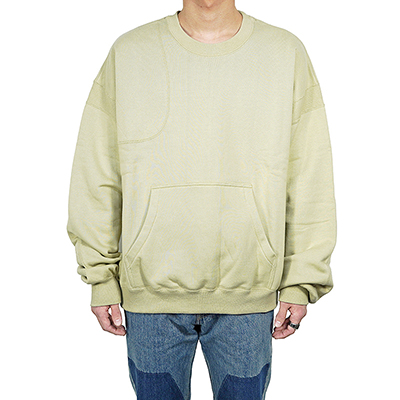 MATSUFUJI [ Hanting Stitch Sweatshirt ] ECRU