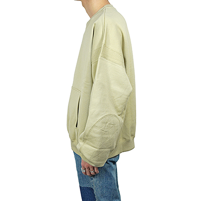 MATSUFUJI [ Hanting Stitch Sweatshirt ] ECRU