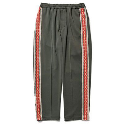 Sasquatchfabrix. [ LACE TAPE TRACK PANTS ] KHAKI