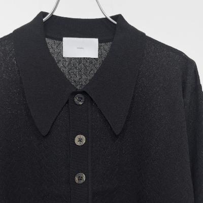 SUGARHILL [ GIMA BOUCLE KNIT SWEATER ] BLACK