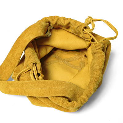 Sasquatchfabrix. [ HEXAGRAM LEATHER BAG ] YELLOW