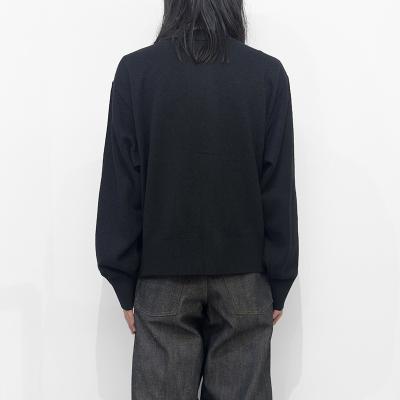 SUGARHILL [ GIMA BOUCLE KNIT SWEATER ] BLACK
