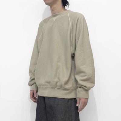 SUGARHILL [ PIGMENT DYE SWEATER ] SMOKE WHITE
