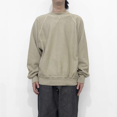 SUGARHILL [ PIGMENT DYE SWEATER ] SMOKE WHITE