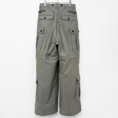 SUGARHILL [ ZIP CARGO TROUSERS ] KHAKI