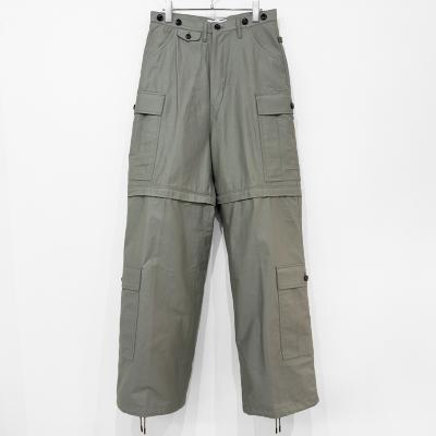 SUGARHILL [ ZIP CARGO TROUSERS ] KHAKI