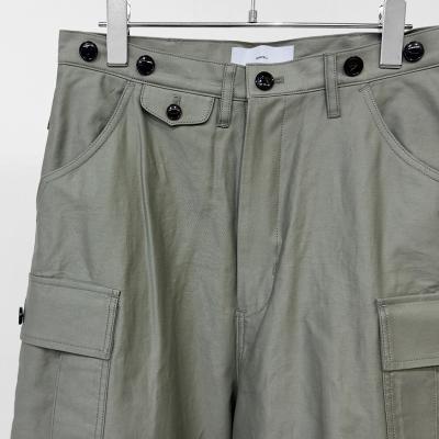 SUGARHILL [ ZIP CARGO TROUSERS ] KHAKI