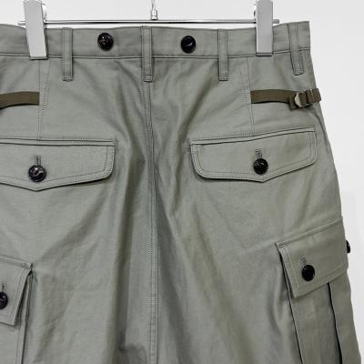 SUGARHILL [ ZIP CARGO TROUSERS ] KHAKI