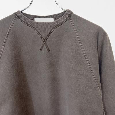 SUGARHILL [ PIGMENT DYE SWEATER ] DARK PURPLE