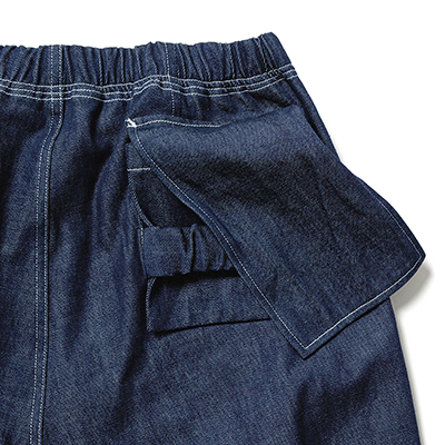 Sasquatchfabrix. [ UTILITY FULL FLAP DENIM PANTS ] INDIGO NAVY