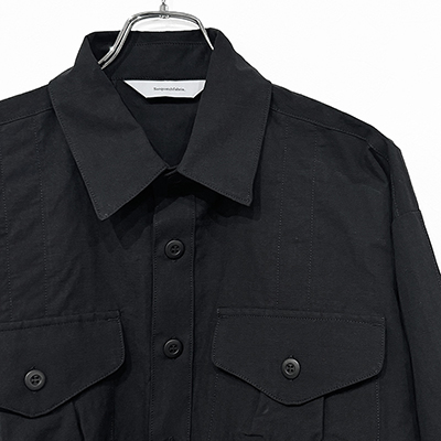 Sasquatchfabrix. [ UTILITY VENTILATION SHIRT ] BLACK