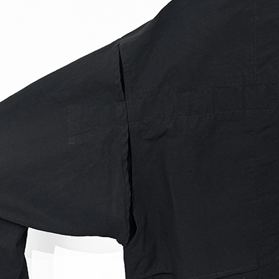 Sasquatchfabrix. [ UTILITY VENTILATION SHIRT ] BLACK