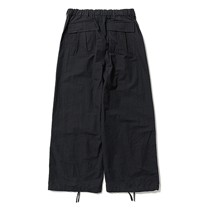 Sasquatchfabrix. [ UTILITY KNEES CARGO PANTS ] BLACK