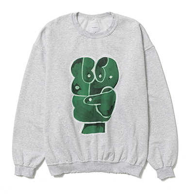 Sasquatchfabrix. [ “HARVEST TIME” SAVAGE SWEATSHIRT ] ASH GRAY