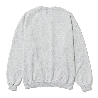 Sasquatchfabrix. [ “HARVEST TIME” SAVAGE SWEATSHIRT ] ASH GRAY