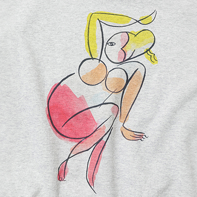 Sasquatchfabrix. [ “PINUP GIRL” SAVAGE SWEATSHIRT ] ASH GRAY