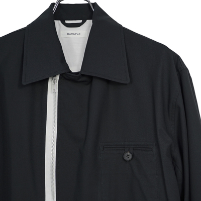 MATSUFUJI [ Modified Farmers Jacket ] BLACK