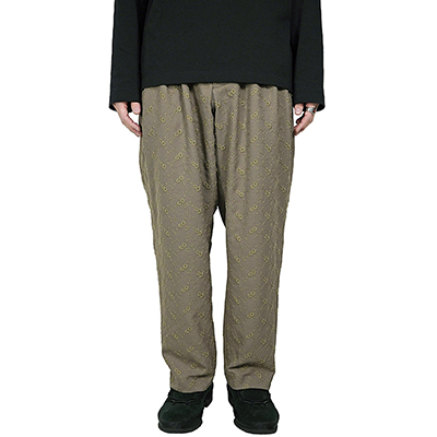 Sasquatchfabrix. [ FLOWER TAPERED PANTS ] OLIVE