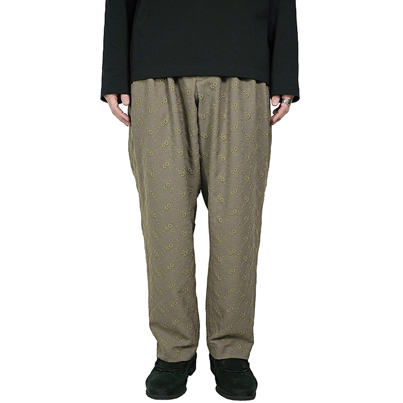 Sasquatchfabrix. [ FLOWER TAPERED PANTS ] OLIVE | ロイド・エフ 