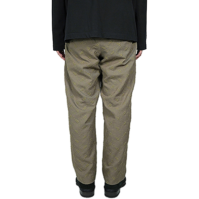 Sasquatchfabrix. [ FLOWER TAPERED PANTS ] OLIVE