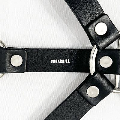 SUGARHILL [ HOGTIE LEATHER STRAP ] BLACK