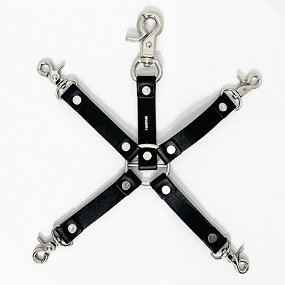 SUGARHILL [ HOGTIE LEATHER STRAP ] BLACK