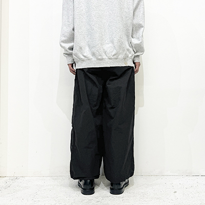 Sasquatchfabrix. [ UTILITY KNEES CARGO PANTS ] BLACK