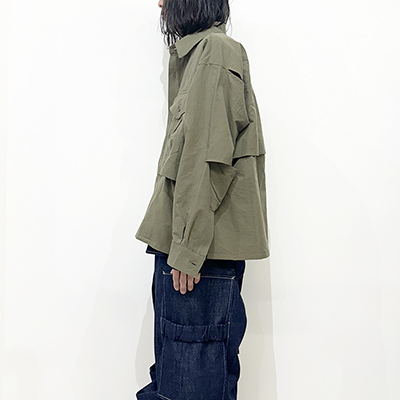 Sasquatchfabrix. [ UTILITY VENTILATION SHIRT ] OLIVE