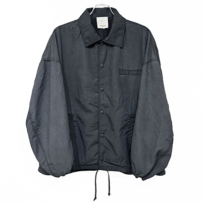 refomed [ H-M-D CORDLOOP COACH JACKET ] BLACK