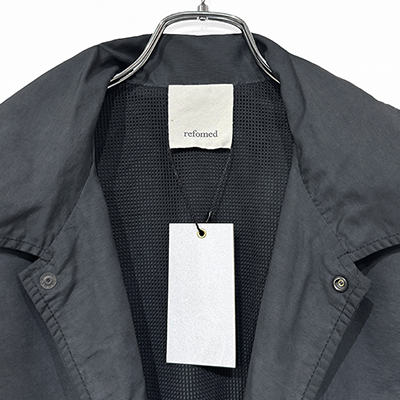 refomed [ H-M-D CORDLOOP COACH JACKET ] BLACK