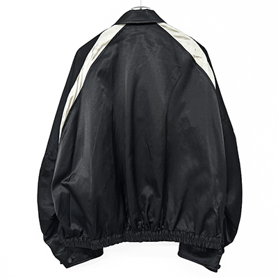 refomed [ COTTON RAYON WORK JACKET ] BLACK