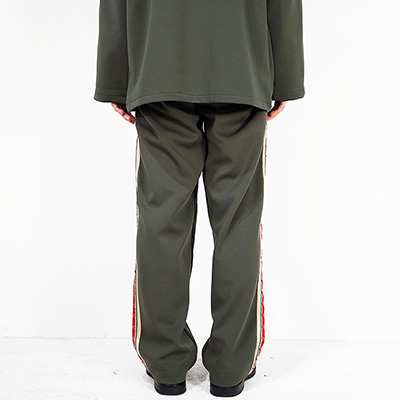 Sasquatchfabrix. [ LACE TAPE TRACK PANTS ] KHAKI