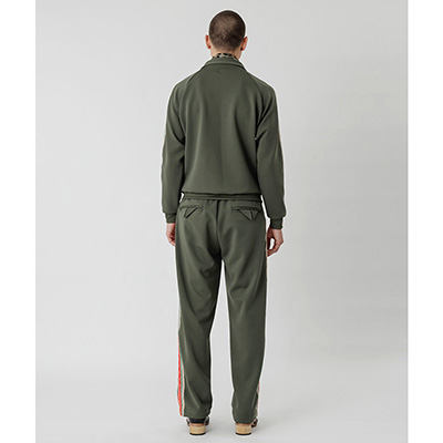 Sasquatchfabrix. [ LACE TAPE TRACK PANTS ] KHAKI